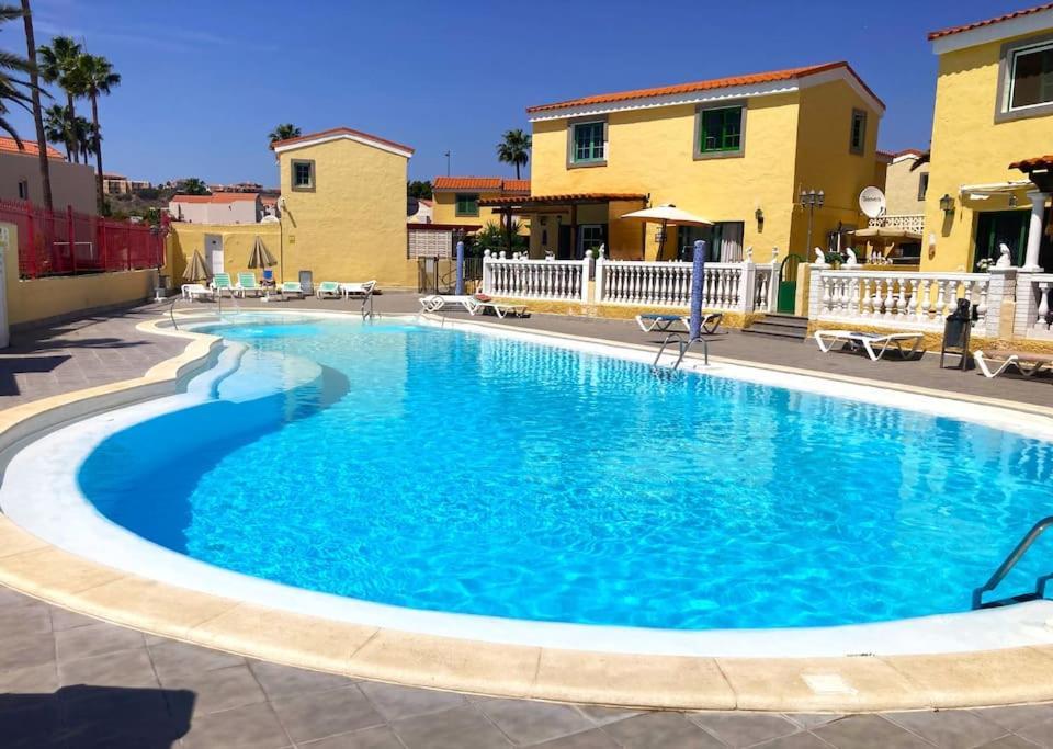 3Etagen-Ferienhaus,beheizter Pool,WLan,Entspannung Maspalomas  Exterior foto